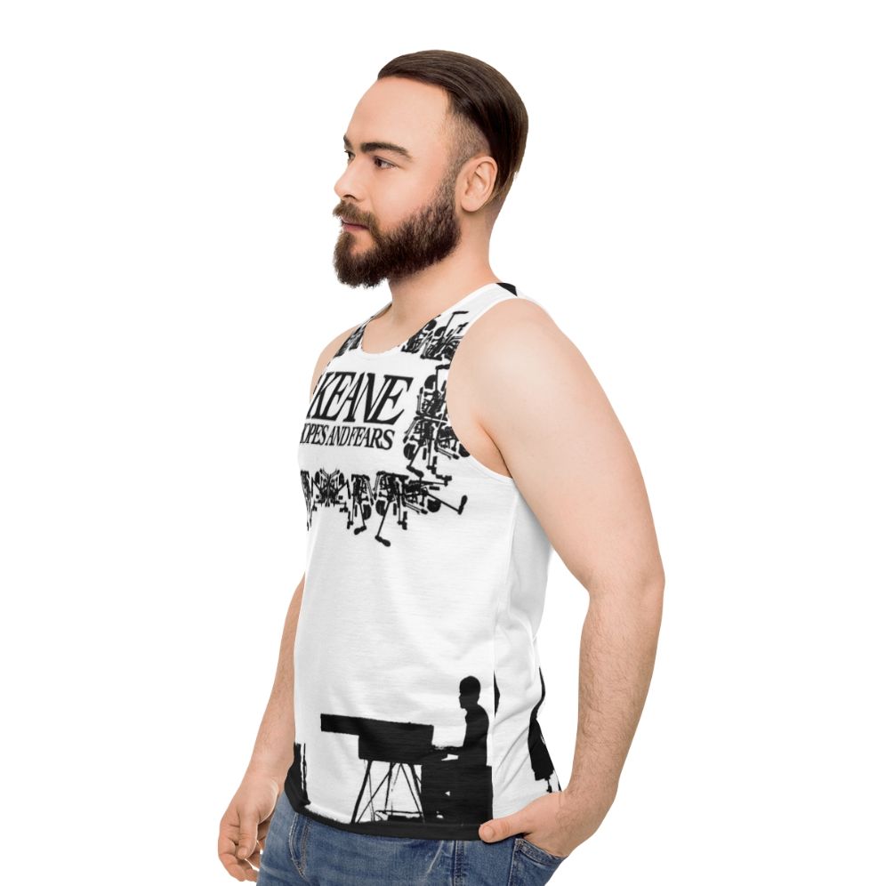 Hopes and Fears Unisex Keane Band Tank Top - men side