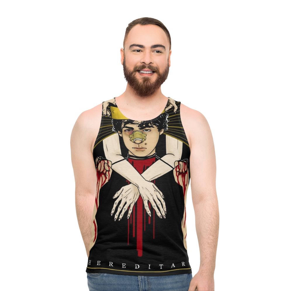 Hereditary horror movie unisex tank top - men