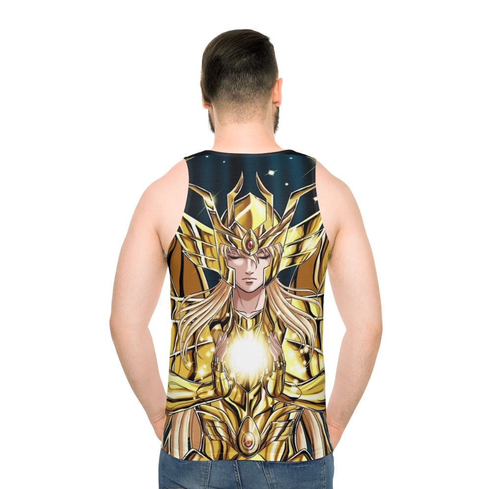 Virgo Shaka Saint Seiya Anime Tank Top - men back