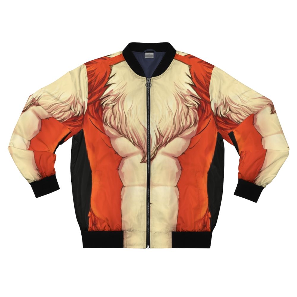 A stylish fox-inspired bomber jacket for fandom enthusiasts