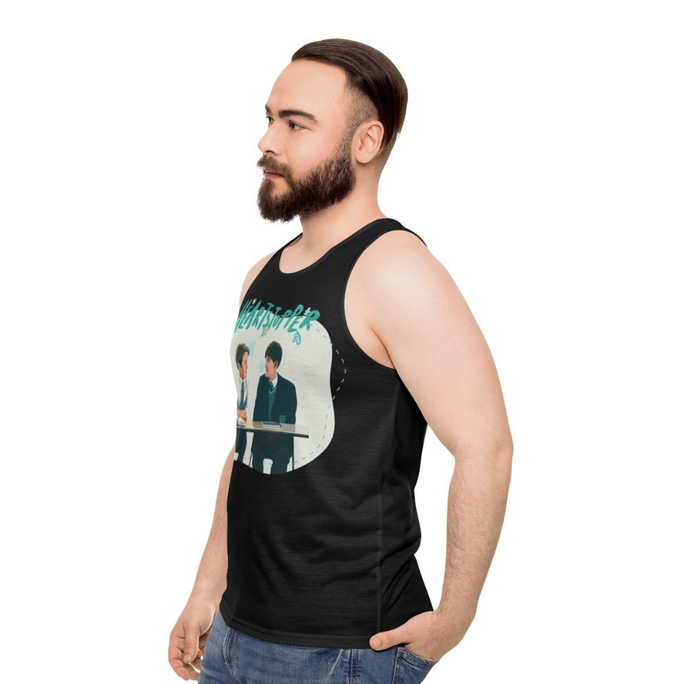 Heart Stopper Unisex Tank Top - men side