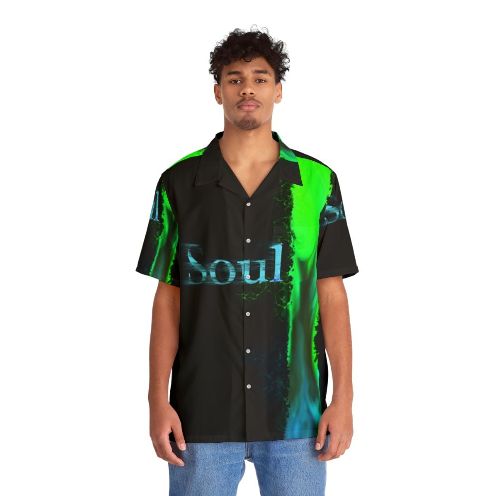 Spiritual Soul Hawaiian Shirt with Twin Flame Design - People Front