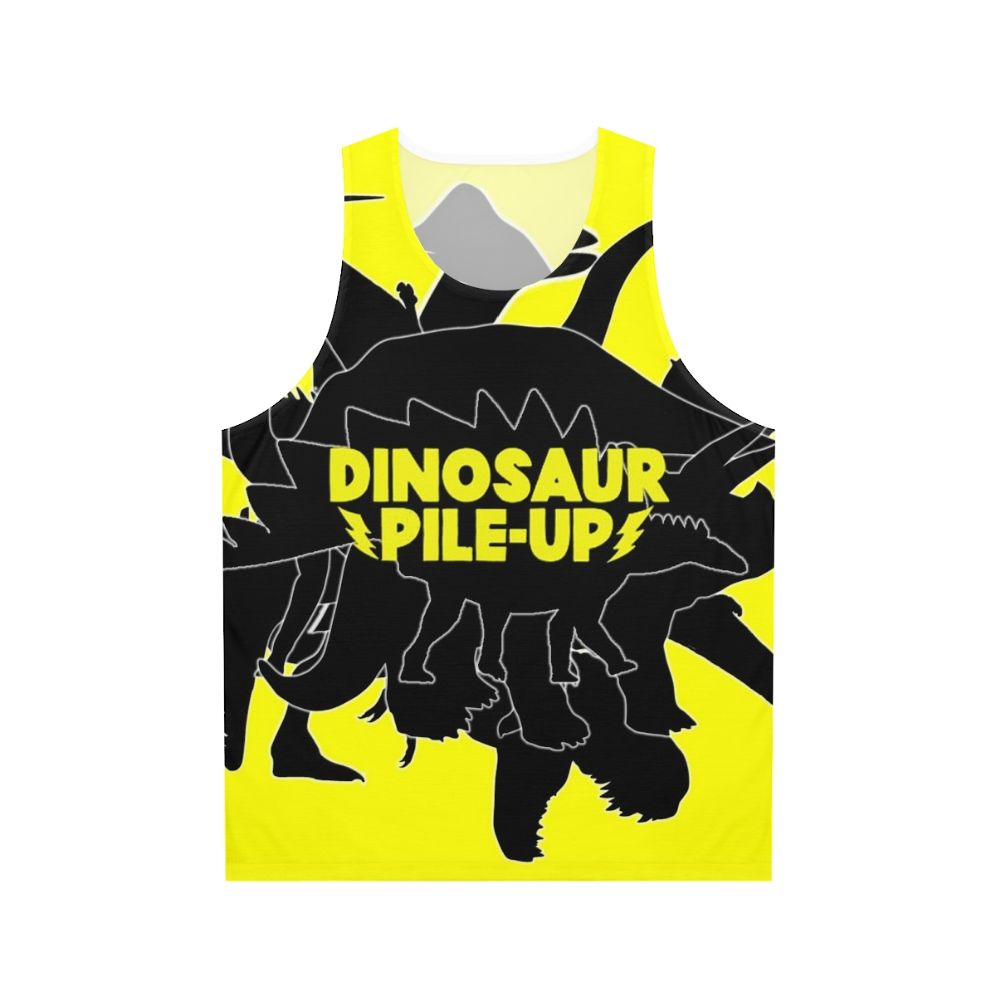 Dinosaur Pile Up Unisex Rock Band Tank Top