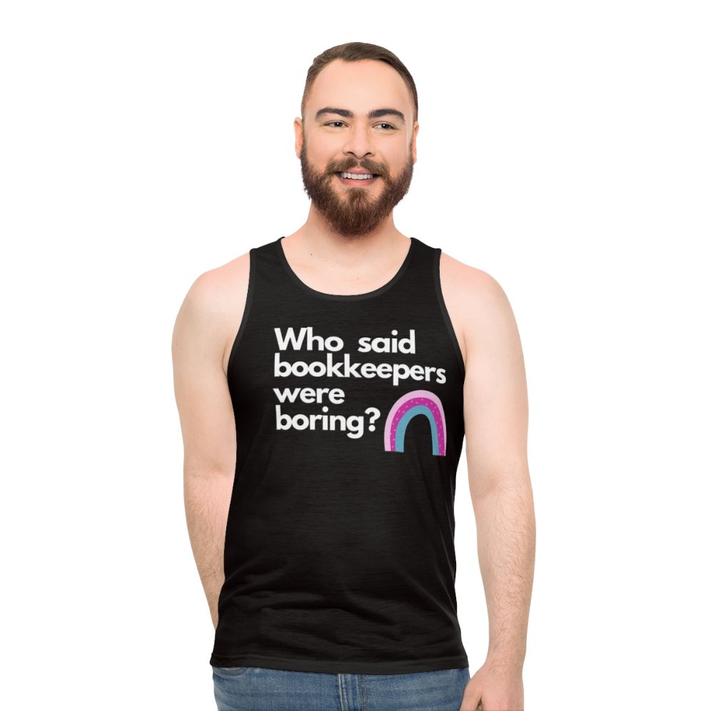 Proud Bookkeeper Unisex Tank Top - men