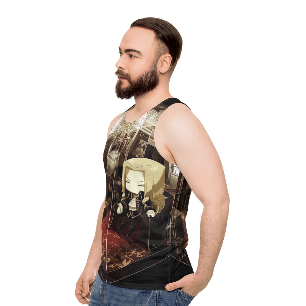 Alucard Terrarium Unisex Tank Top - men side