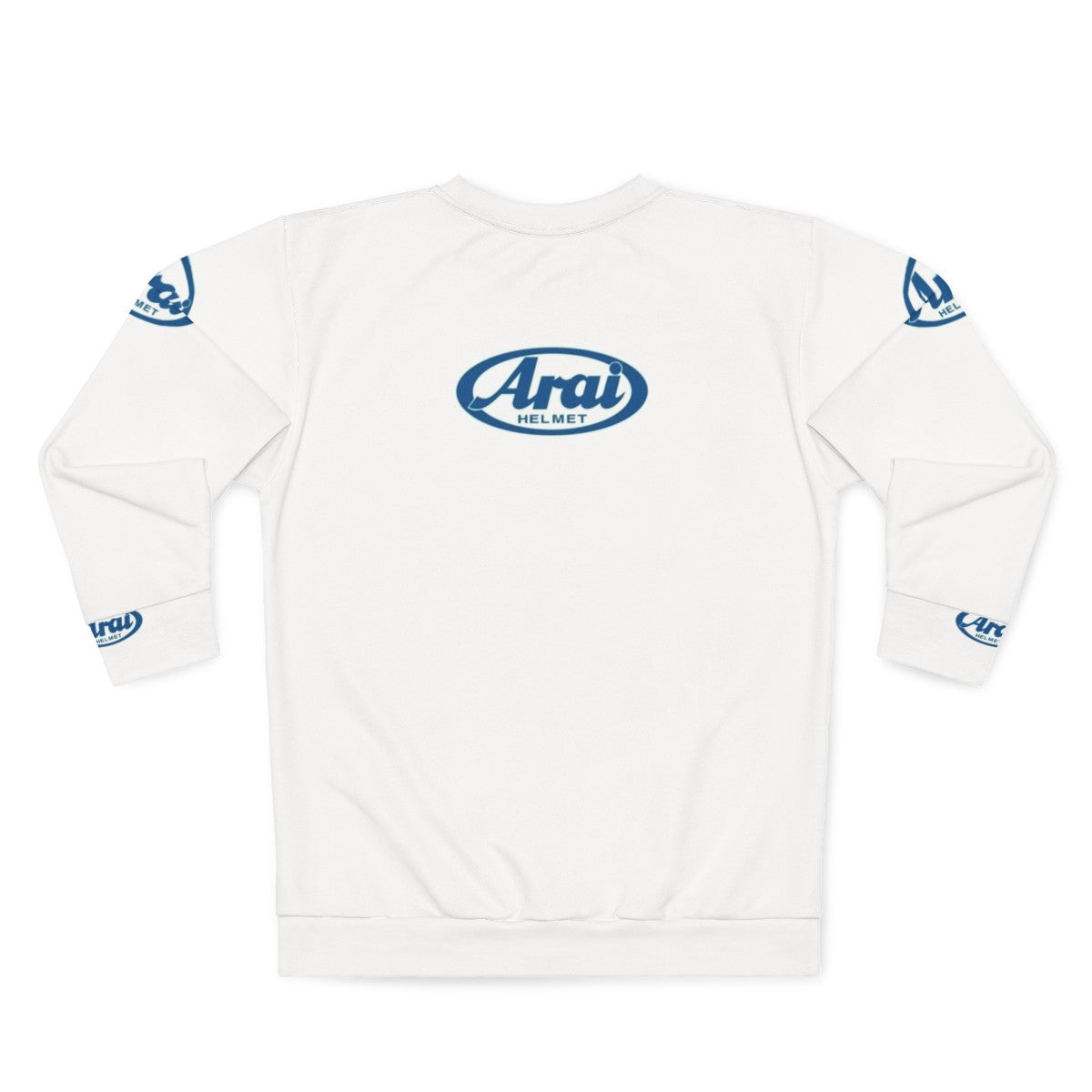 Blue motorsport-inspired sweatshirt - Back