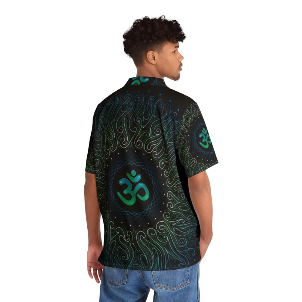 Psychedelic spiritual mandala Hawaiian shirt - People Back