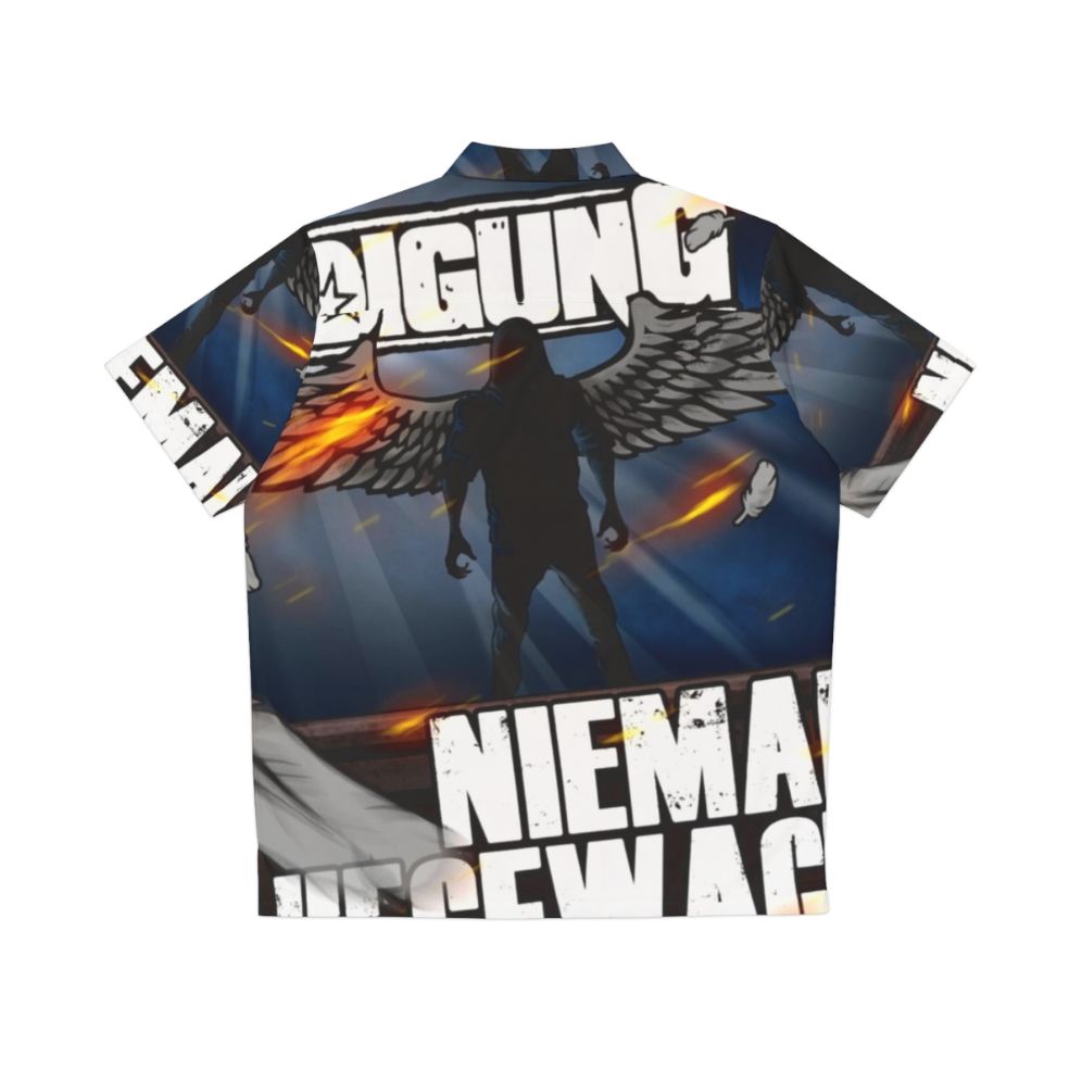 Brdigung Niemals Aufgewacht German Heavy Metal Band Hawaiian Shirt - Back