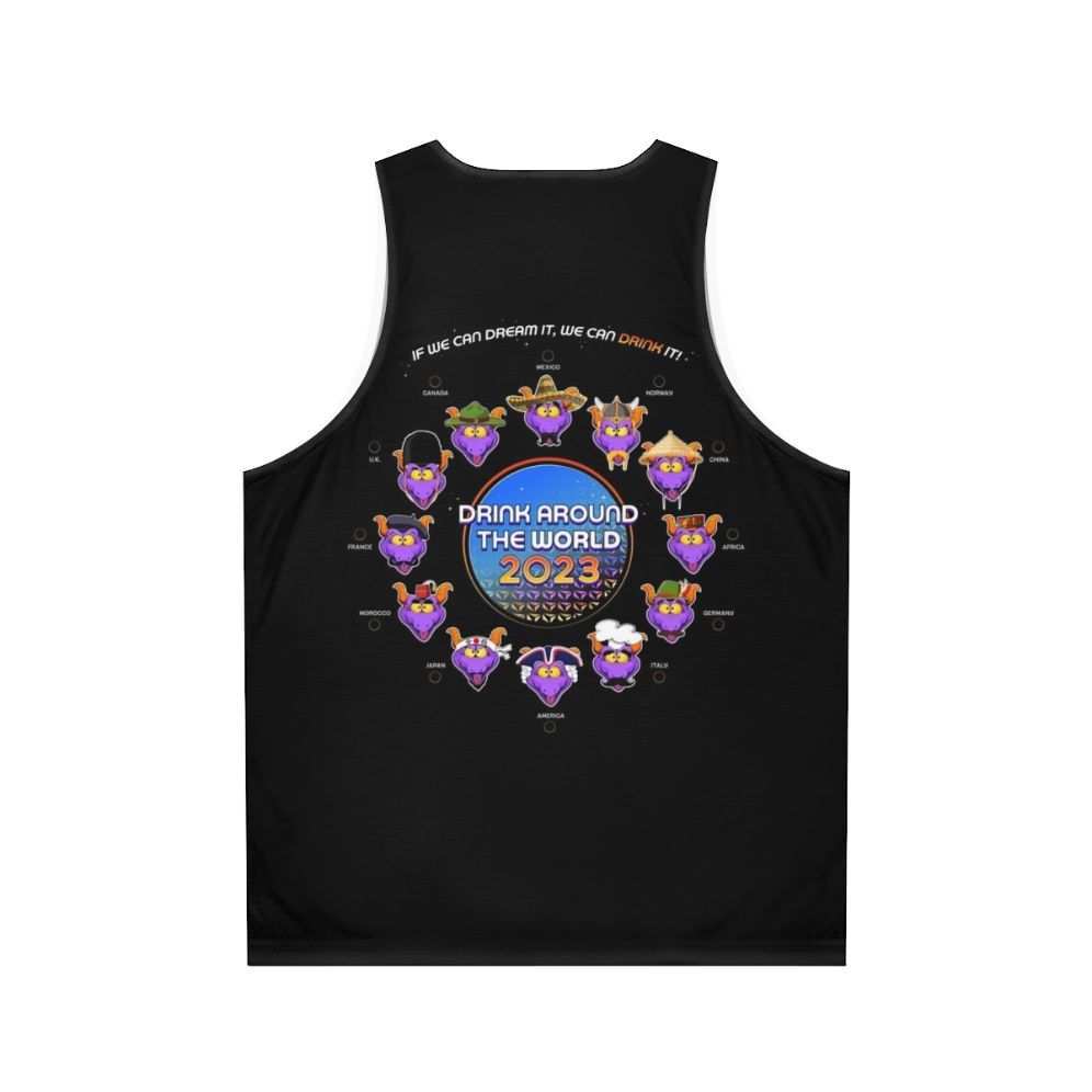 Drink Around the World 2023 Unisex Disney Tank Top - Back