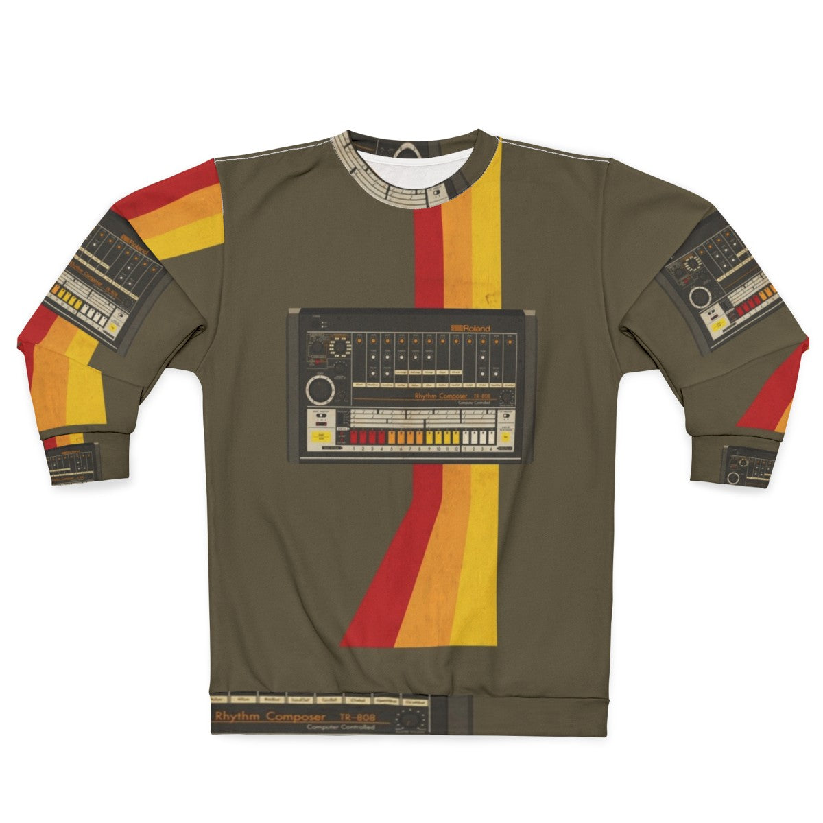 Retro TR-808 Drum Machine Sweatshirt