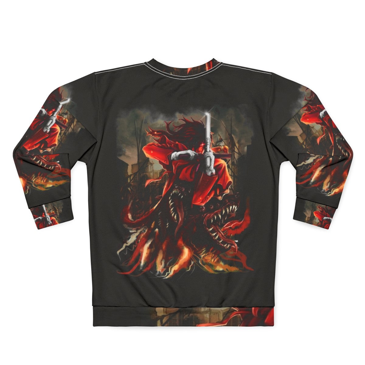 Hellsing Alucard The Bird of Hermes Sweatshirt - Back