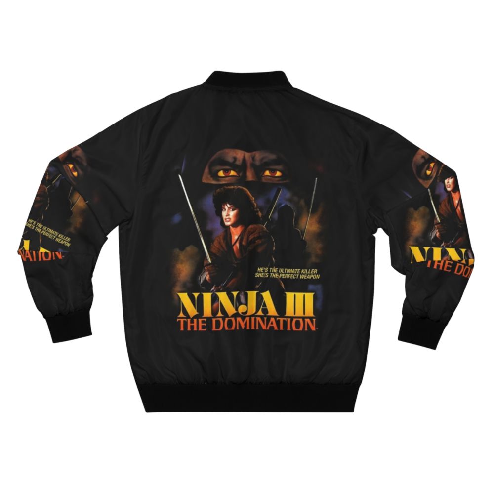 Ninja 3: The Domination bomber jacket with sword and saber details - Back