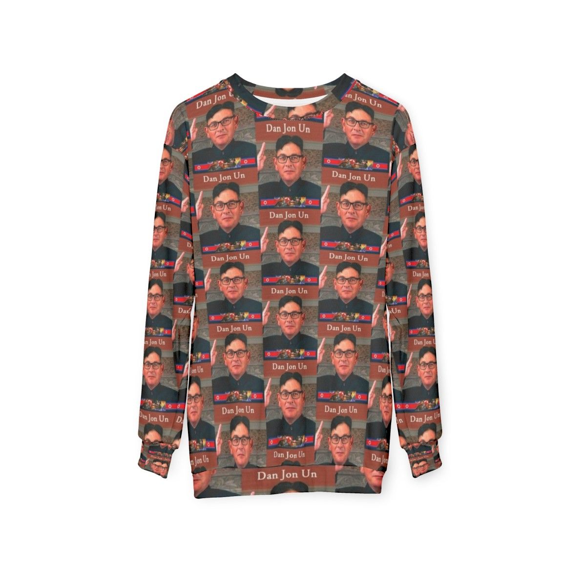 "Dan The Dictator" North Korea-Inspired Novelty Sweatshirt - hanging