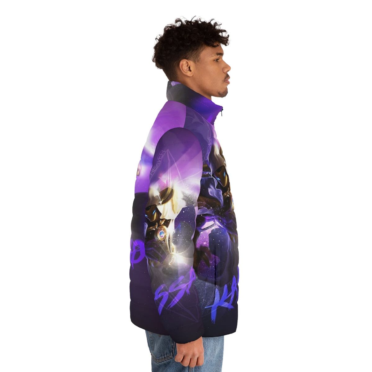 Kassadin Puffer Jacket - League of Legends inspired gamer fashion - men side right