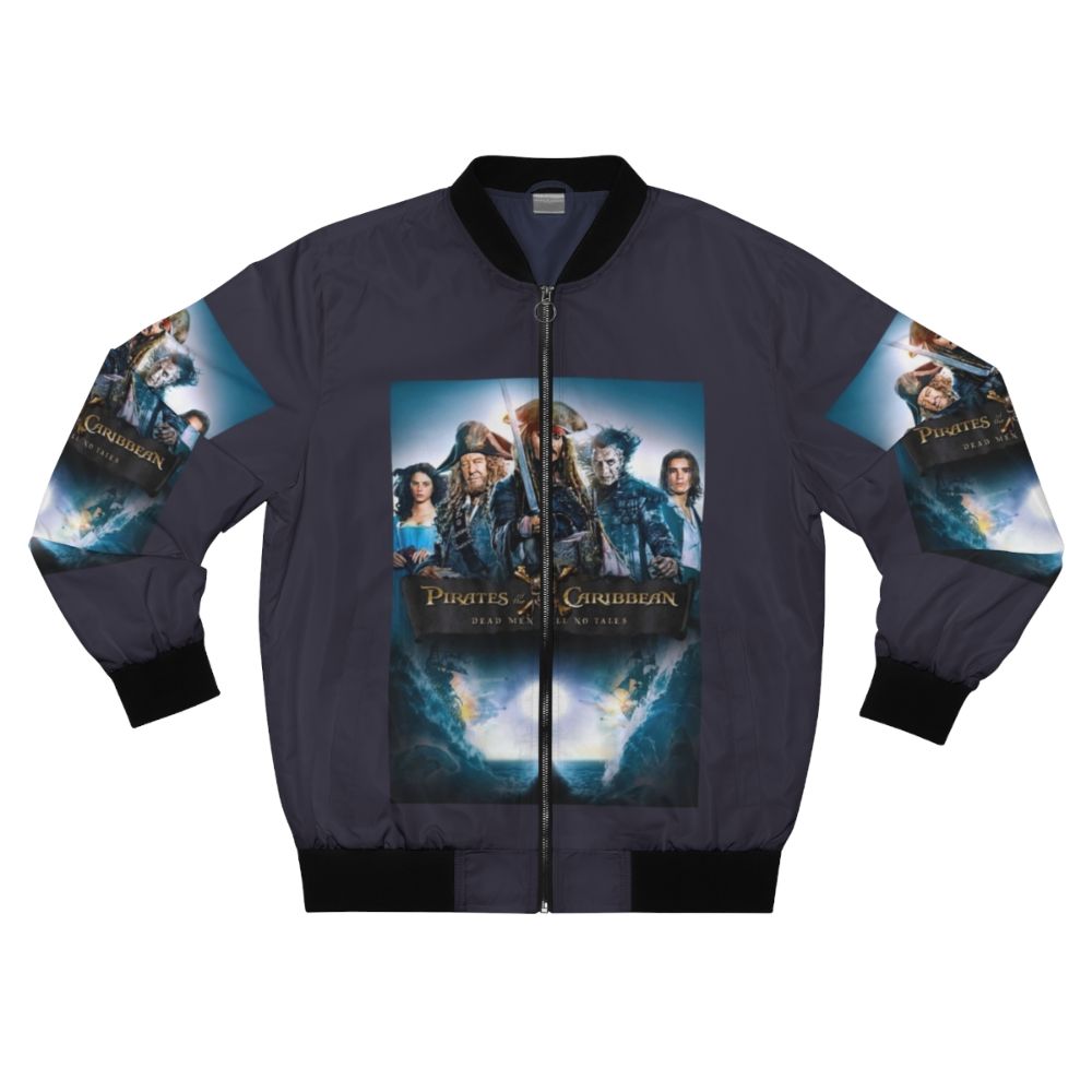 Men's Pirates of the Caribbean Davy Jones Graphic Bomber Jacket