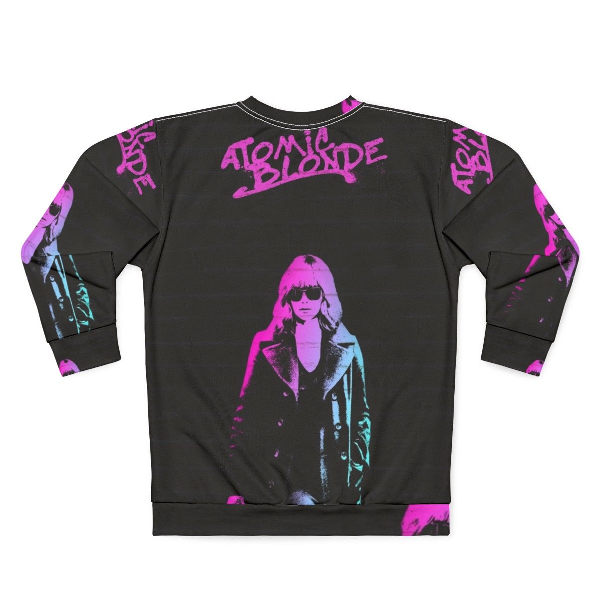 Atomic Blonde movie inspired women's graphic sweatshirt - Back