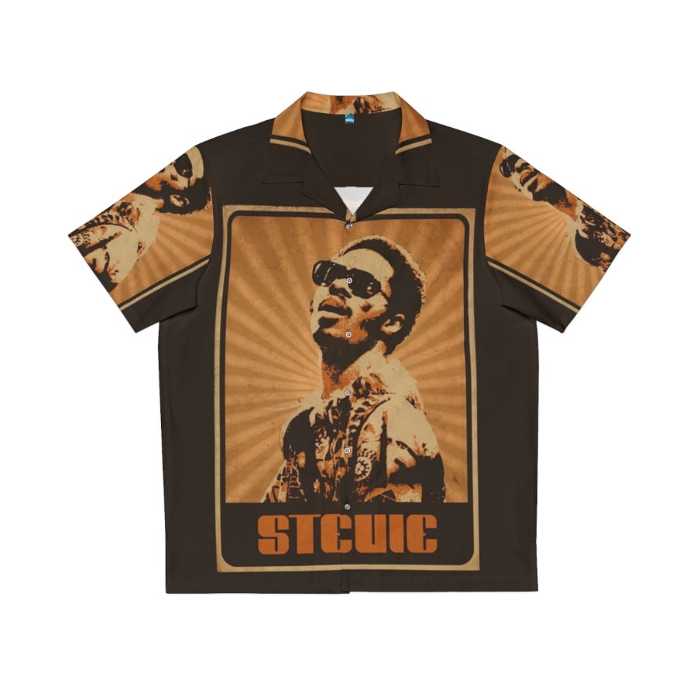 Stevie Wonder Hawaiian Shirt with Retro Music Inspired Design