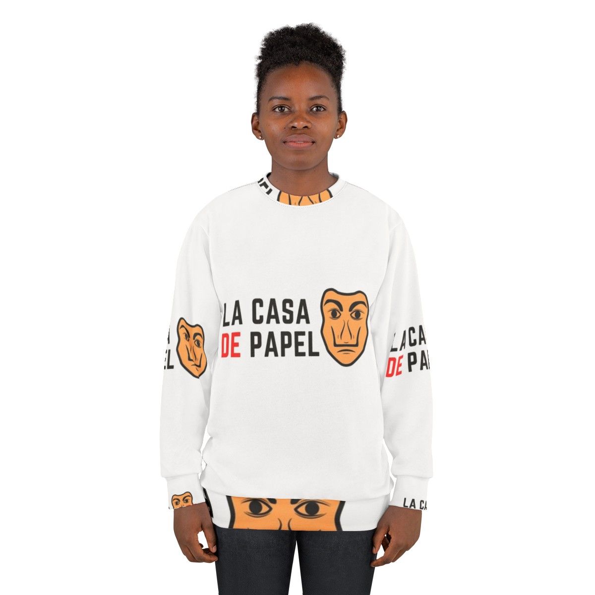 Money Heist Sweatshirt with La Casa De Papel TV Show Logo - women