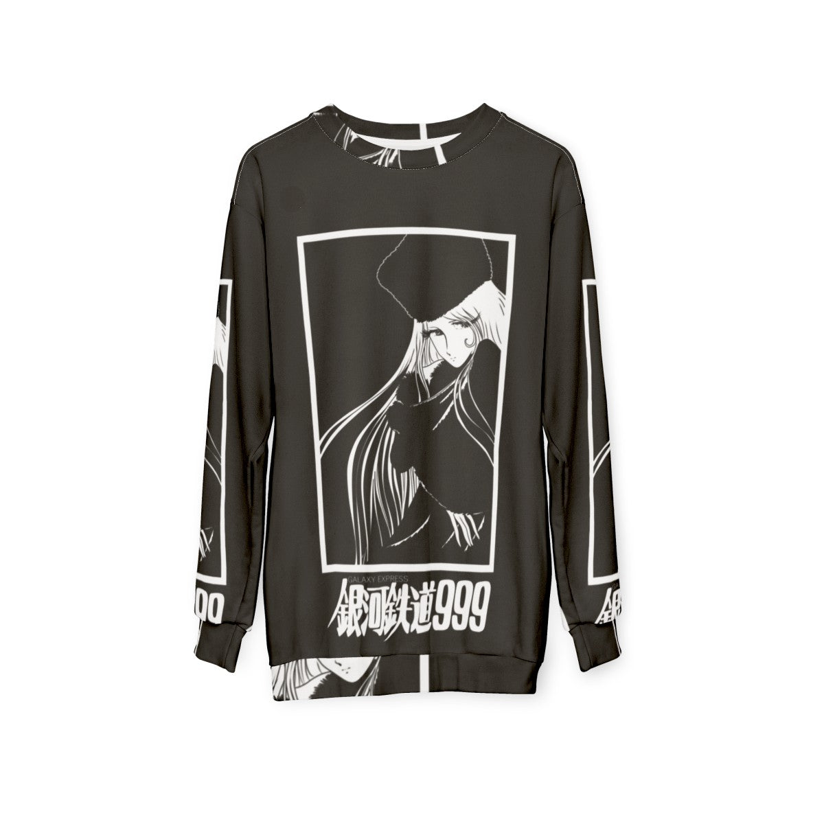 Galaxy Express 999 Sweatshirt - Retro Anime Inspired Clothing - hanging