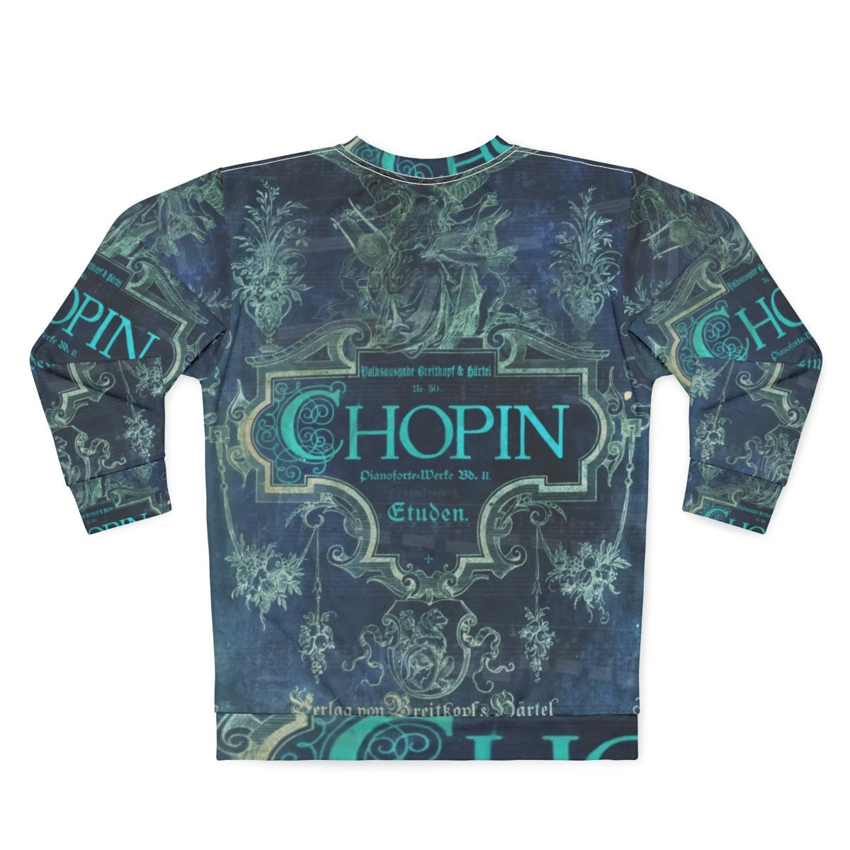 Frederic Chopin Classical Music Sweatshirt - Back