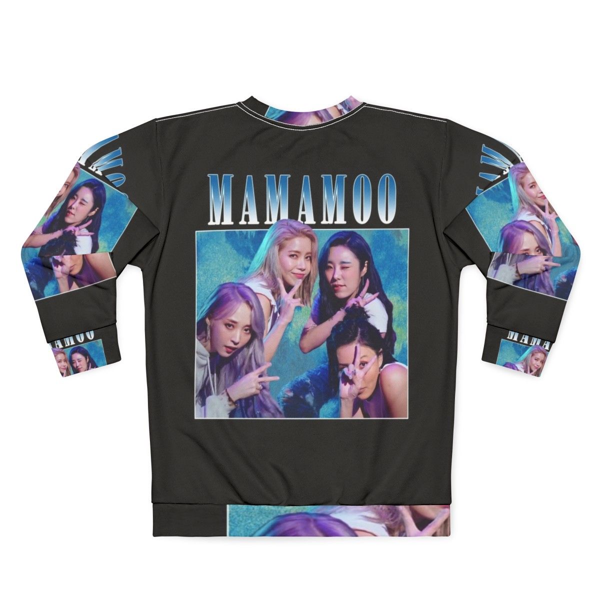 Mamamoo Vintage Kpop Sweatshirt - Back