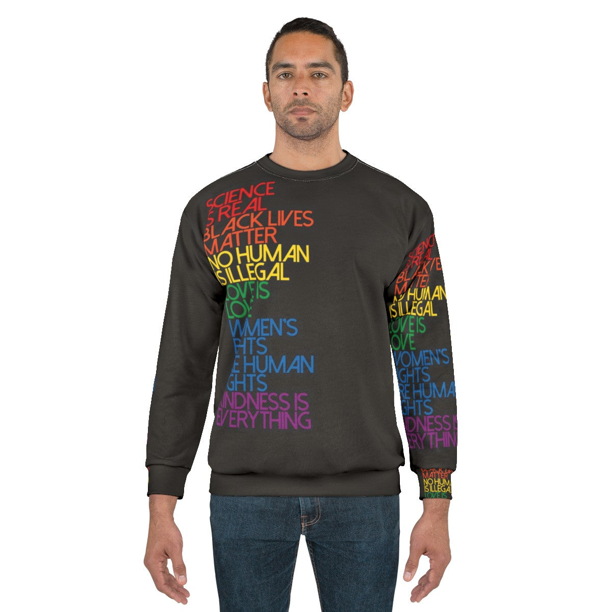 Feminist 'Science is Real' Black Lives Matter Sweatshirt - men