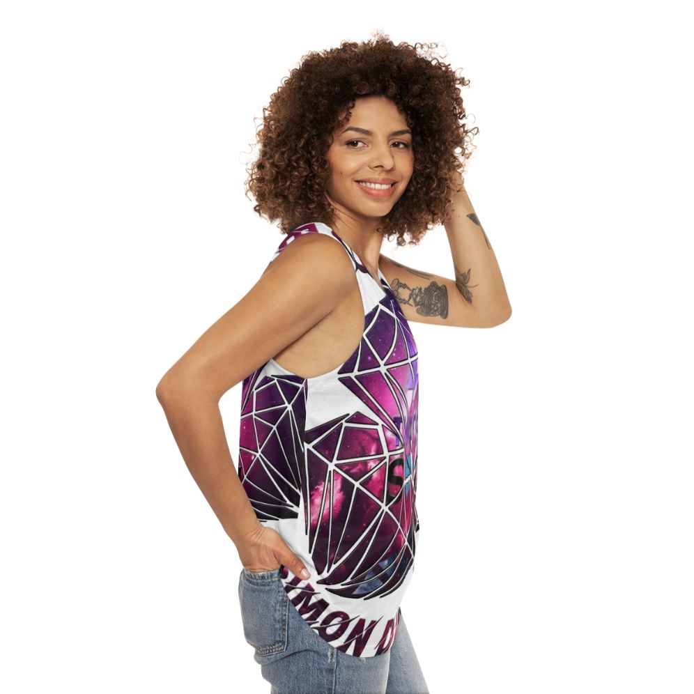 Unisex Twitch Diamond G Virtual Reality Tank Top - women side