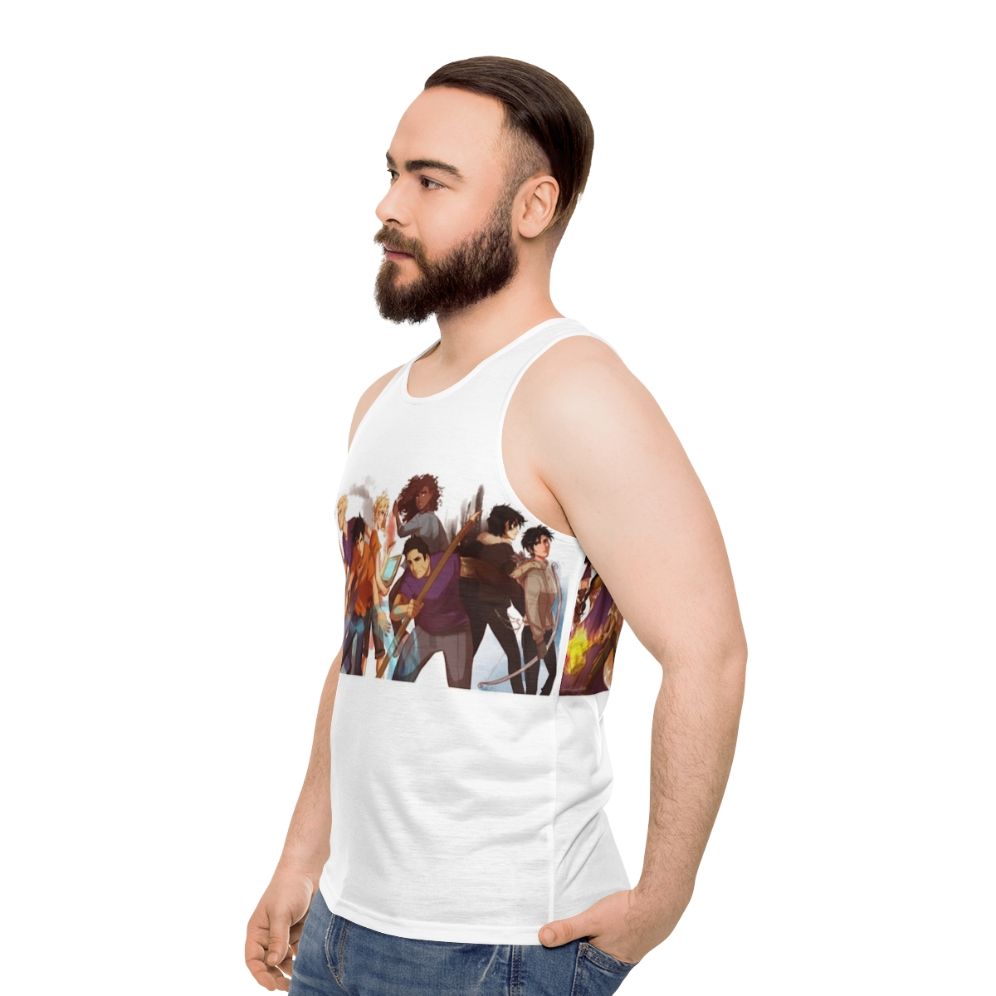 Percy Jackson Heroes of Olympus Unisex Tank Top - men side