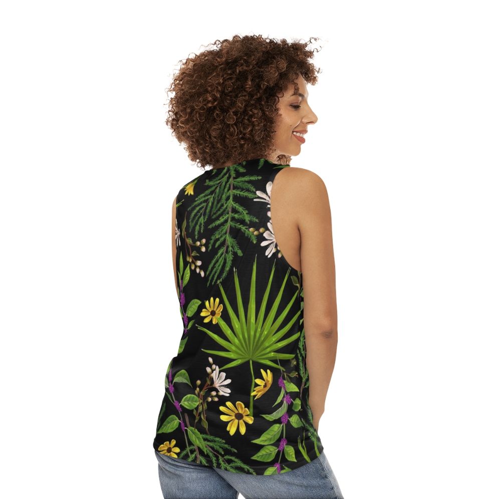 Florida native plants unisex tank top - women back