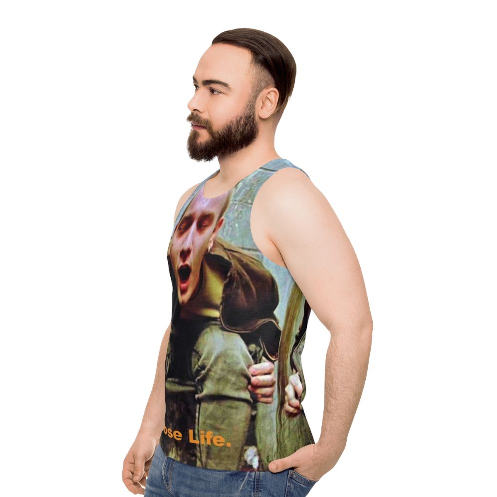 Trainspotting Unisex Tank Top - men side