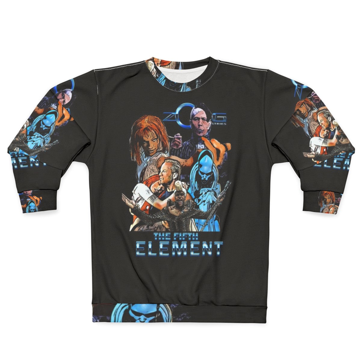 The Fifth Element Sweatshirt 2 featuring iconic sci-fi movie imagery