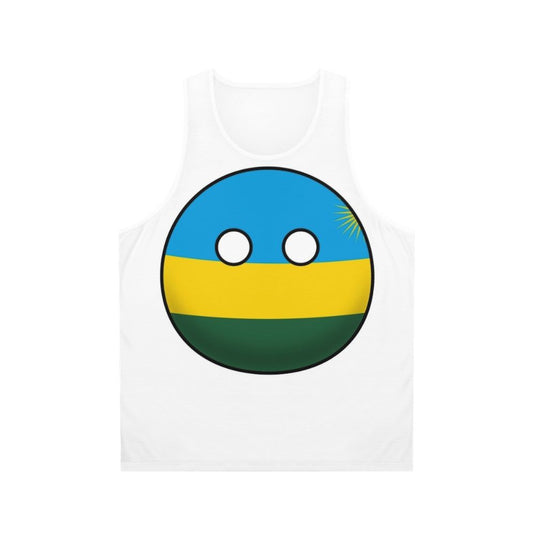 Rwanda Countryball Unisex Tank Top