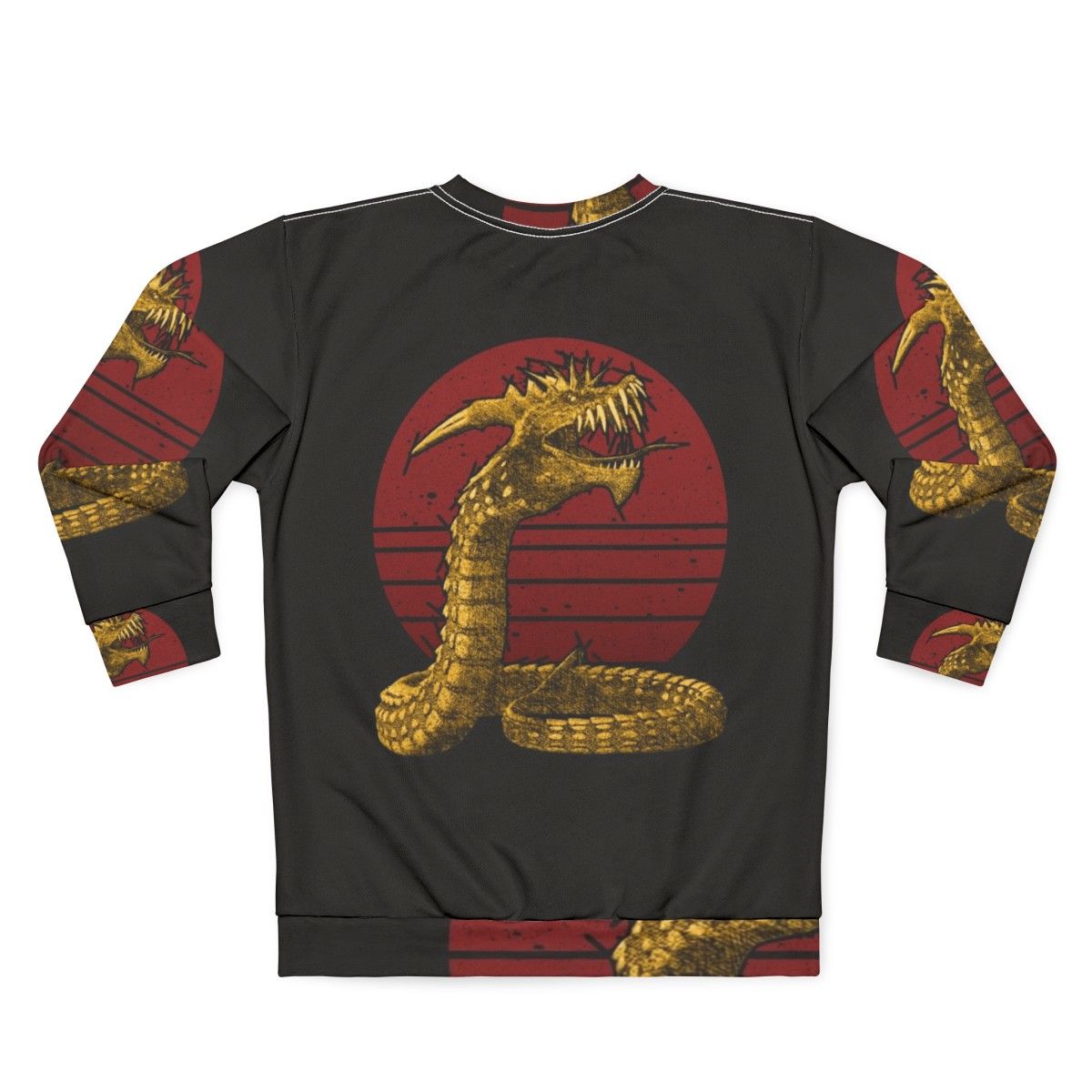 Legendary dragon snake mythical creature sweatshirt - Back