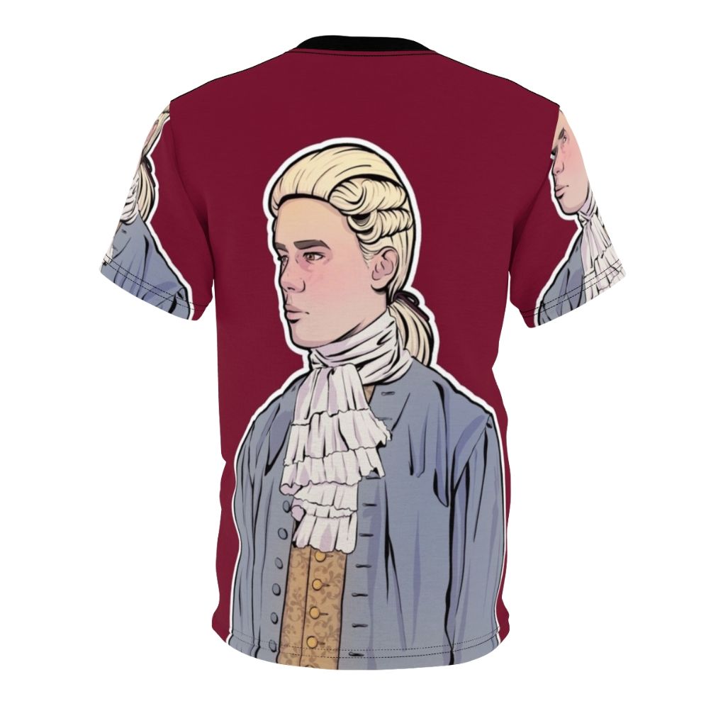 Unofficial Young Royals Prince Wilhelm Fanart T-shirt - Back