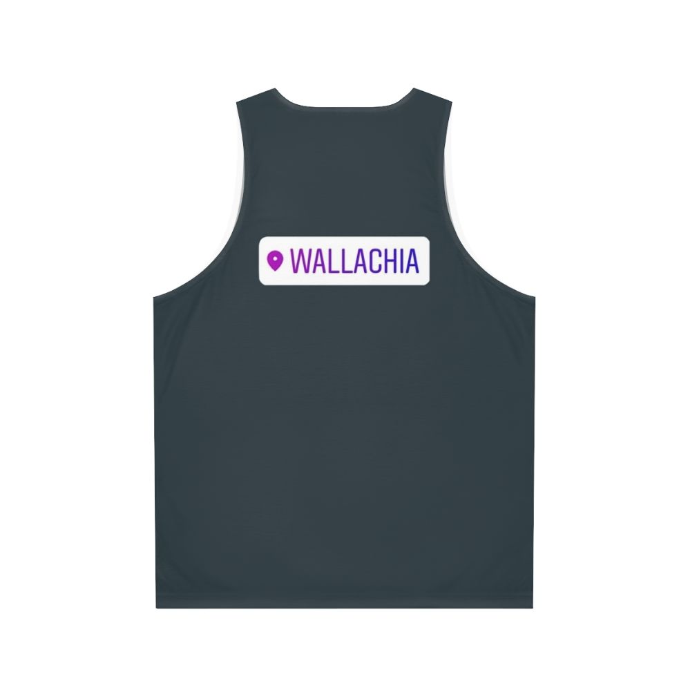 Castlevania Location Tag Unisex Tank Top - Back