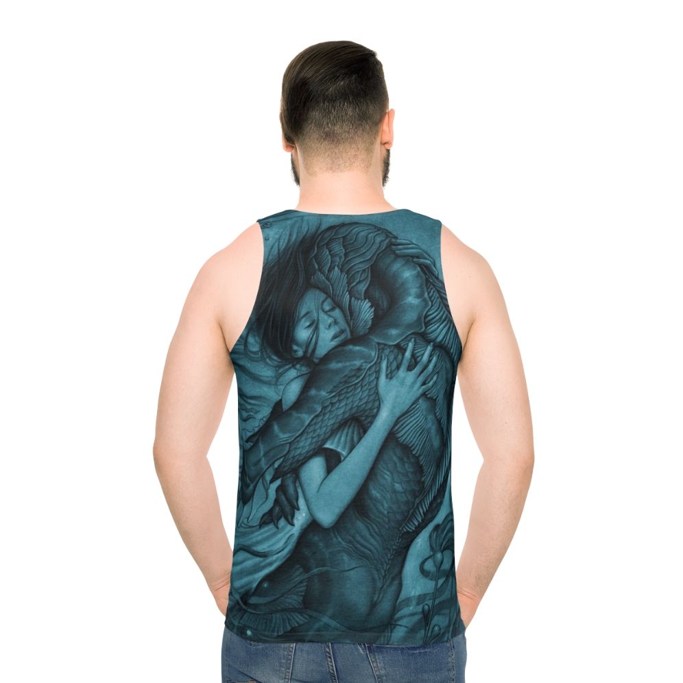 Unisex tank top featuring 'The Shape of Water' movie design - men back