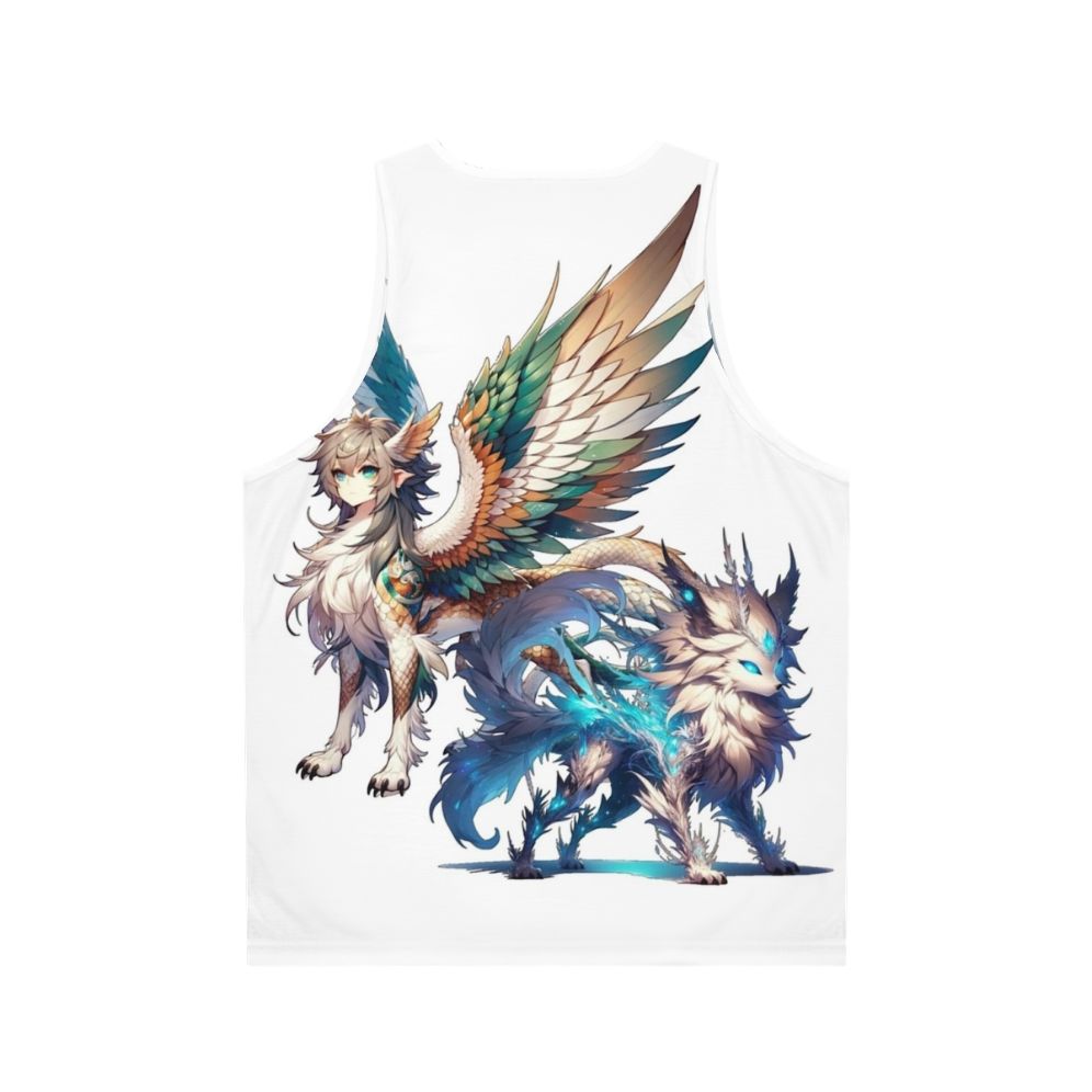 Legendary animals and mythological creatures unisex tank top - Back