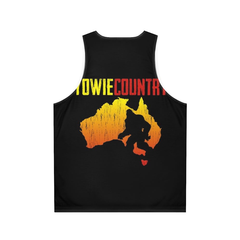 Yowie Country Unisex Bigfoot Tank Top - Back