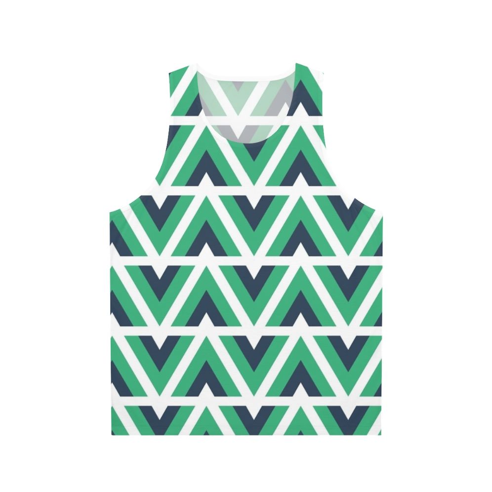 Vue.js Pattern Unisex Tank Top