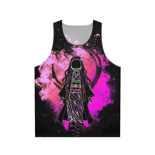 Anime Demon Slayer Unisex Tank Top Featuring Chosen Demon Design