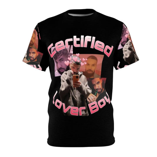 Certified Lover Boy Drake-inspired all-over print t-shirt