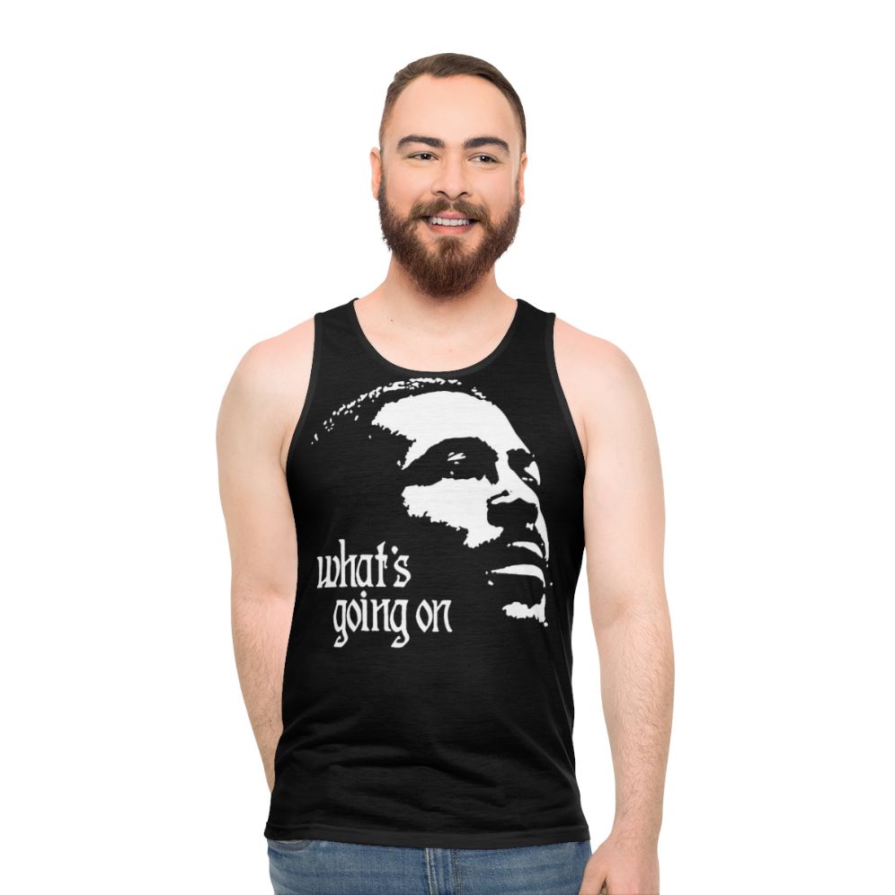 Marvin Gaye "What's Going On" Unisex Soul Music Tank Top - men