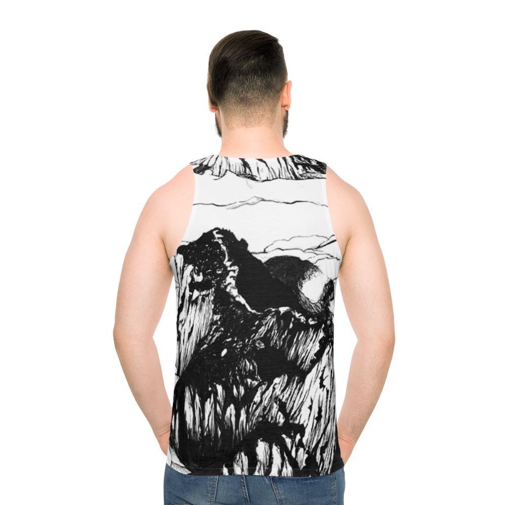 Mount Eerie Indie Music Unisex Tank Top - men back