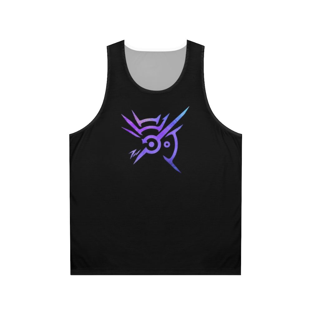 Unisex tank top featuring the mark of the outsider from Dishonored