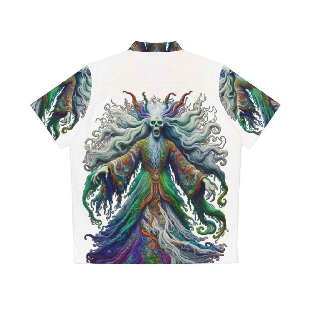 Colorfull Banshee Hawaiian Shirt featuring a legendary mythological creature - Back