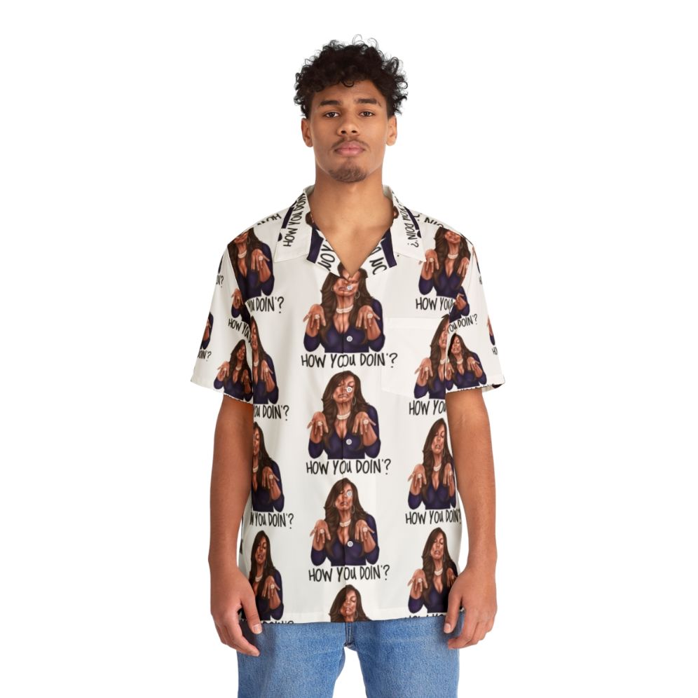 Funny "How You Doin'" Wendy Williams Inspired Hawaiian Shirt - People Front