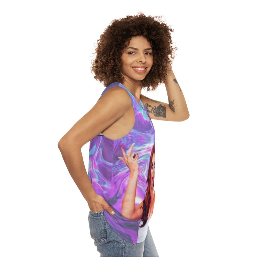 Alyssa Edwards' Back Rolls Unisex Drag Race Tank Top - women side