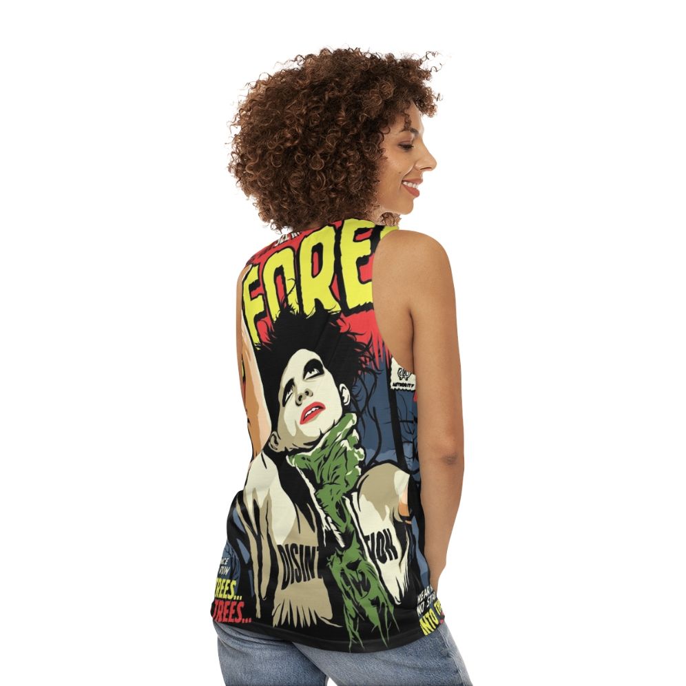 Retro Goth Horror 80s Unisex Tank Top - women back