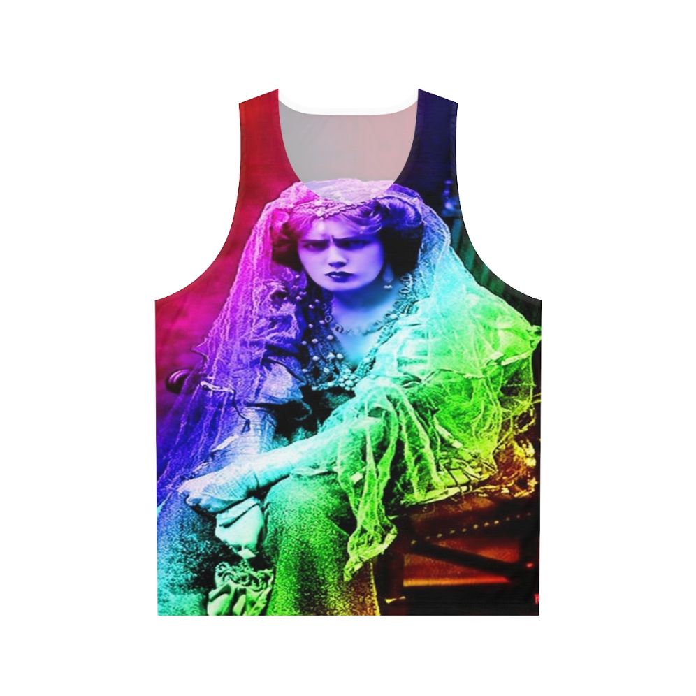 Vampire Unisex Tank Top with Abstract Nature Designs