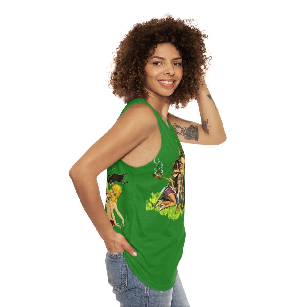 Vintage '60s Carry On Unisex Tank Top - women side